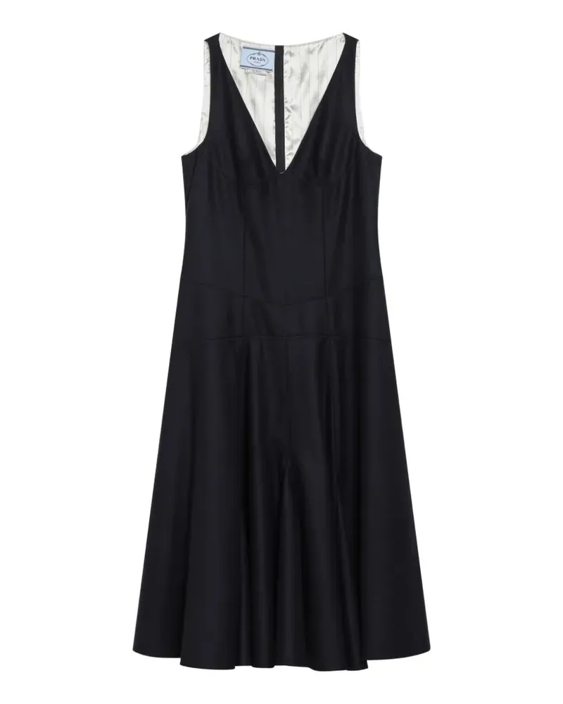 Prada Re-Wool dress - Blau Blau