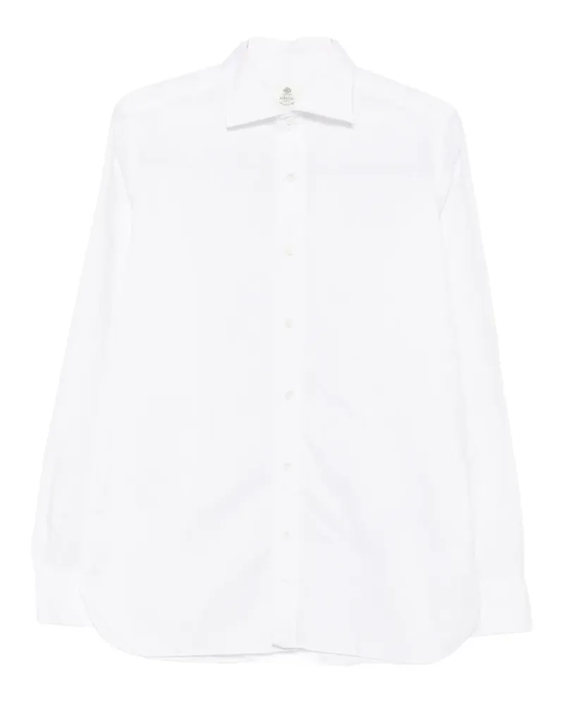 Luigi Borrelli Rio spread-collar shirt - Weiß Weiß