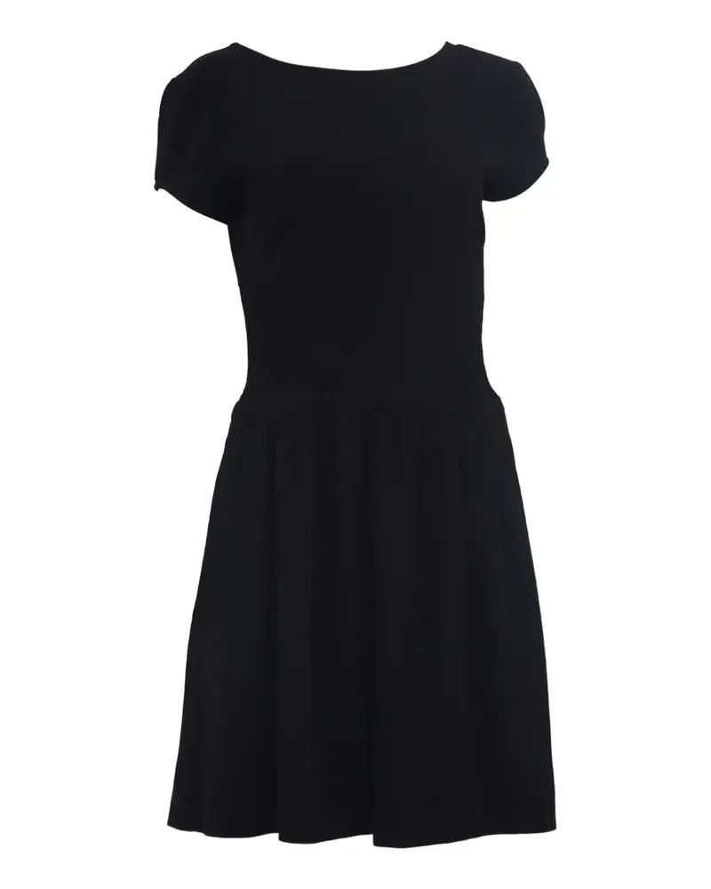 Maje scoop neck mini dress - Schwarz Schwarz