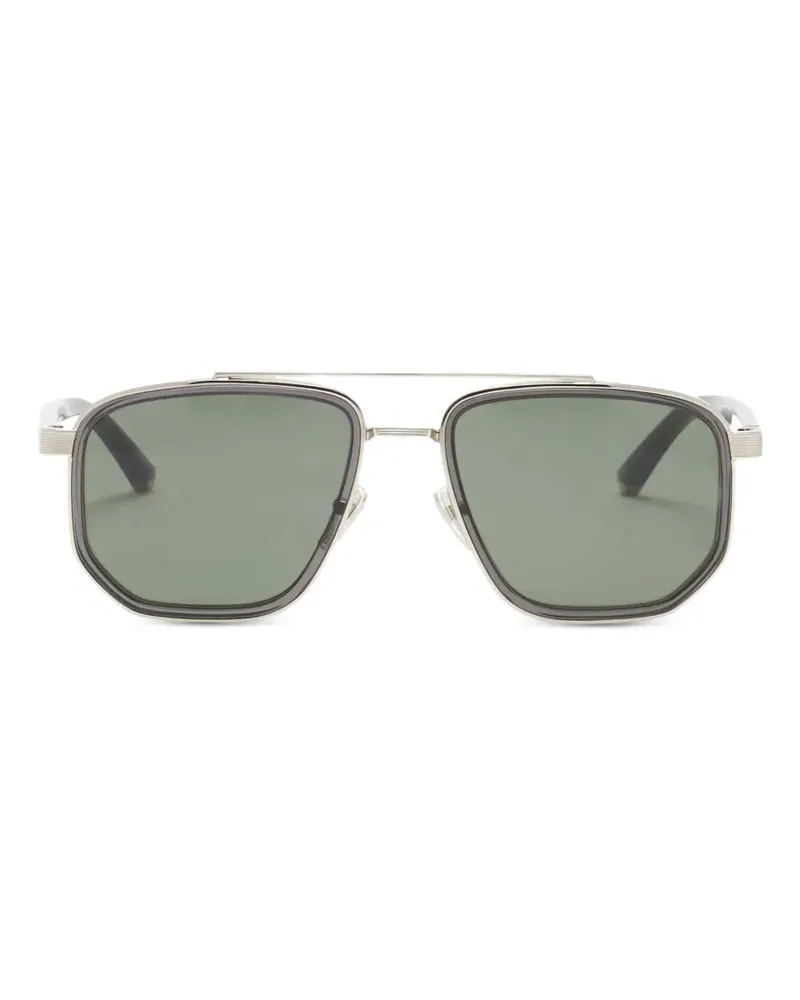 Gucci browline-frame sunglasses - Silber Silber