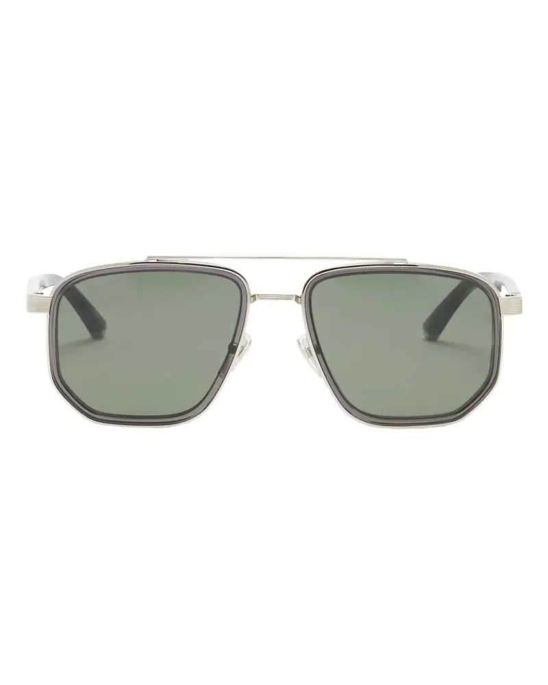 Gucci browline-frame sunglasses - Silber Silber