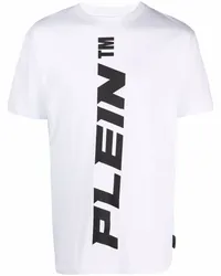 Philipp Plein T-Shirt mit Logo-Print Weiß