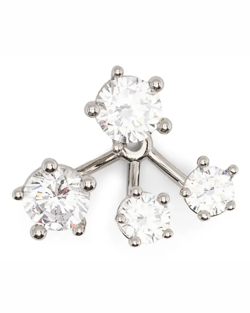PANCONESI crystal-embellished earrings - Silber Silber