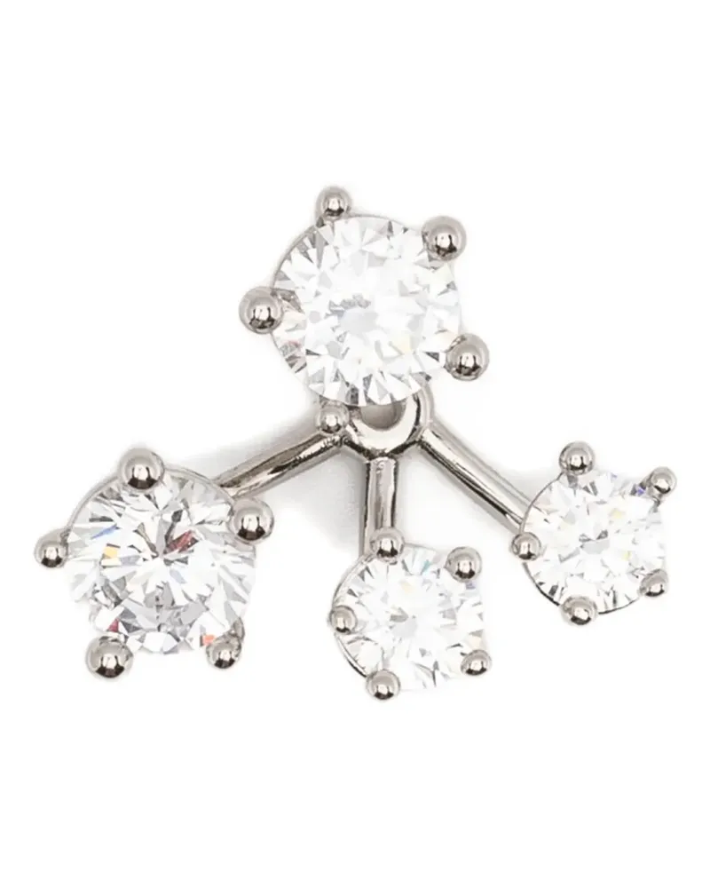 PANCONESI crystal-embellished earrings - Silber Silber