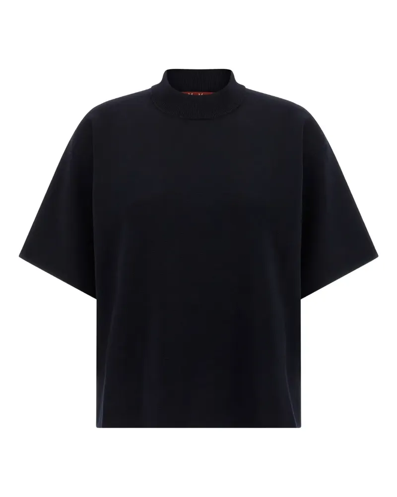 Max Mara Amici T-Shirt mit rundem Ausschnitt - Blau Blau