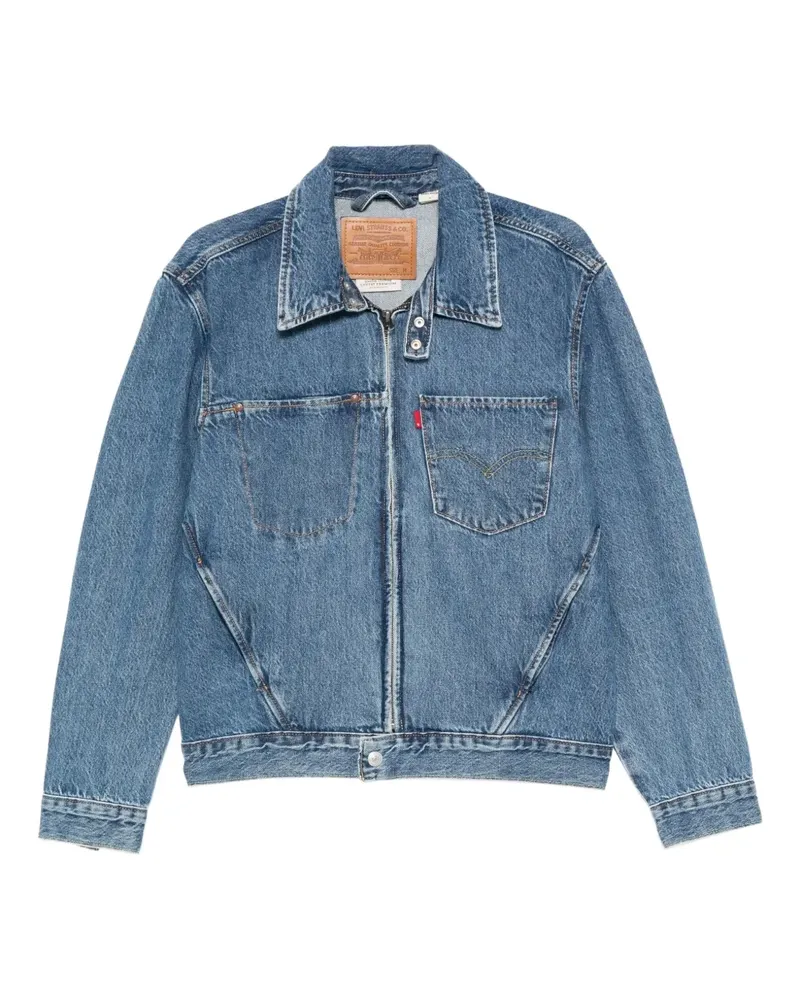 Levi's zip-front denim jacket - Blau Blau