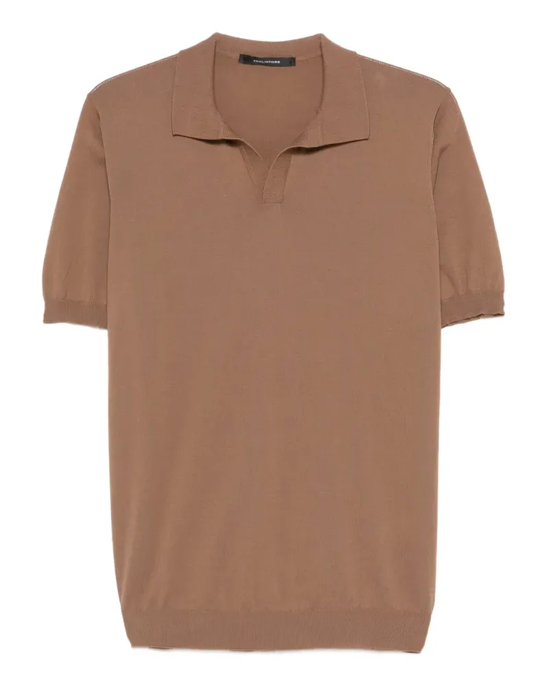 Tagliatore Keith collared T-shirt - Braun Braun