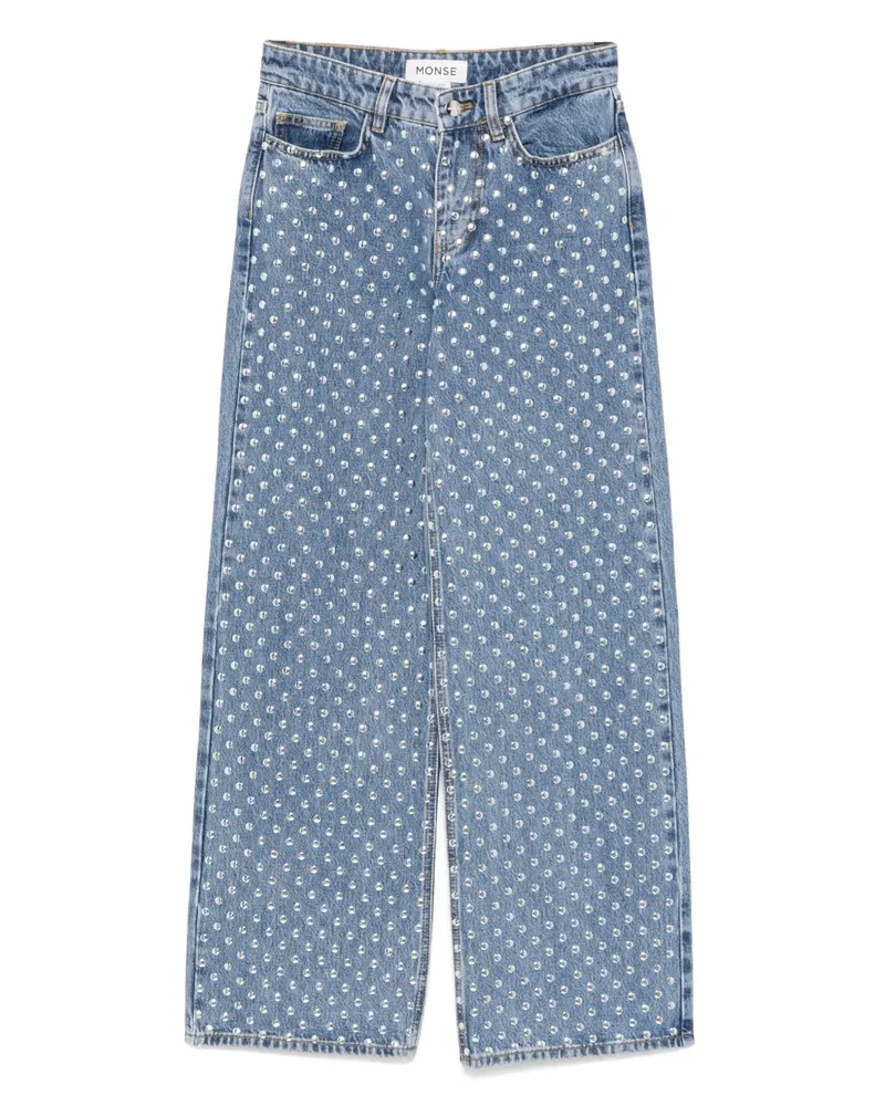 Monse Jeans mit Nieten - Blau Blau