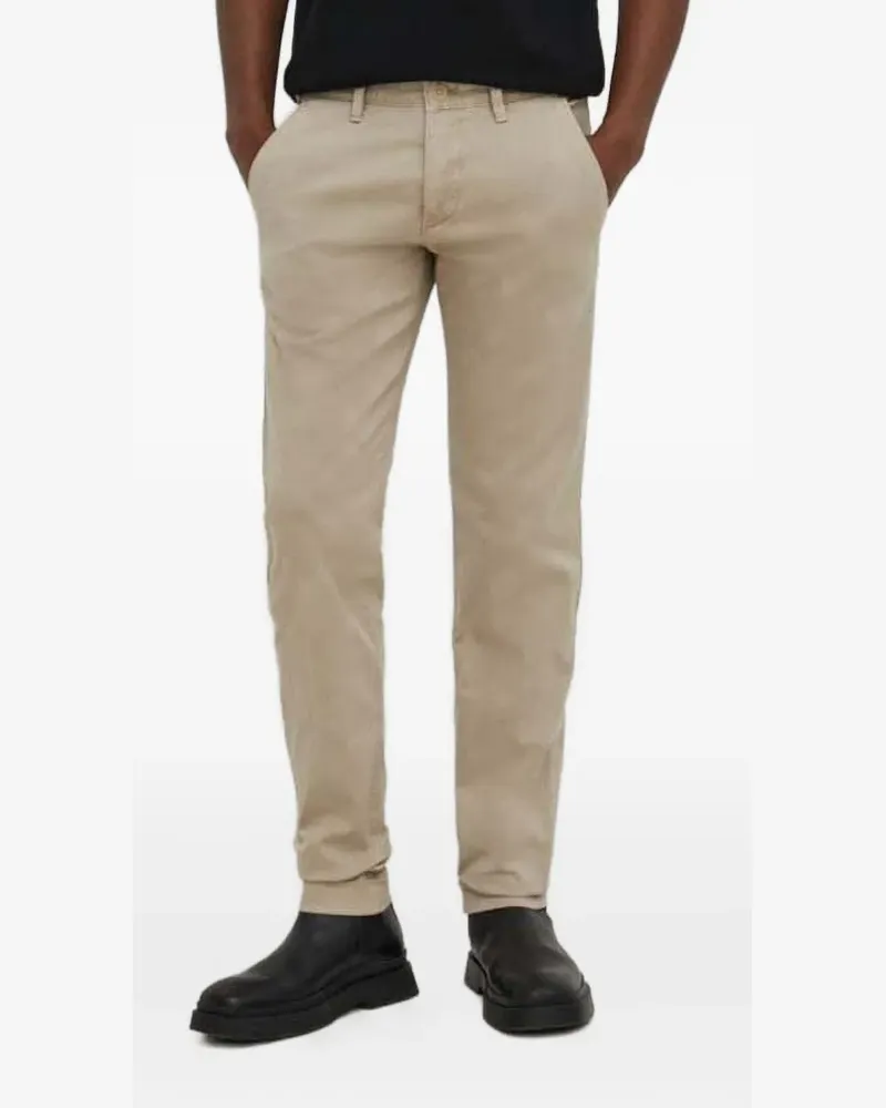 Marc O'Polo Chino mit geknöpftem Hosenschlitz - Nude Nude