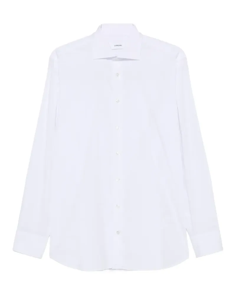 LARDINI spread-collar long-sleeve shirt - Weiß Weiß