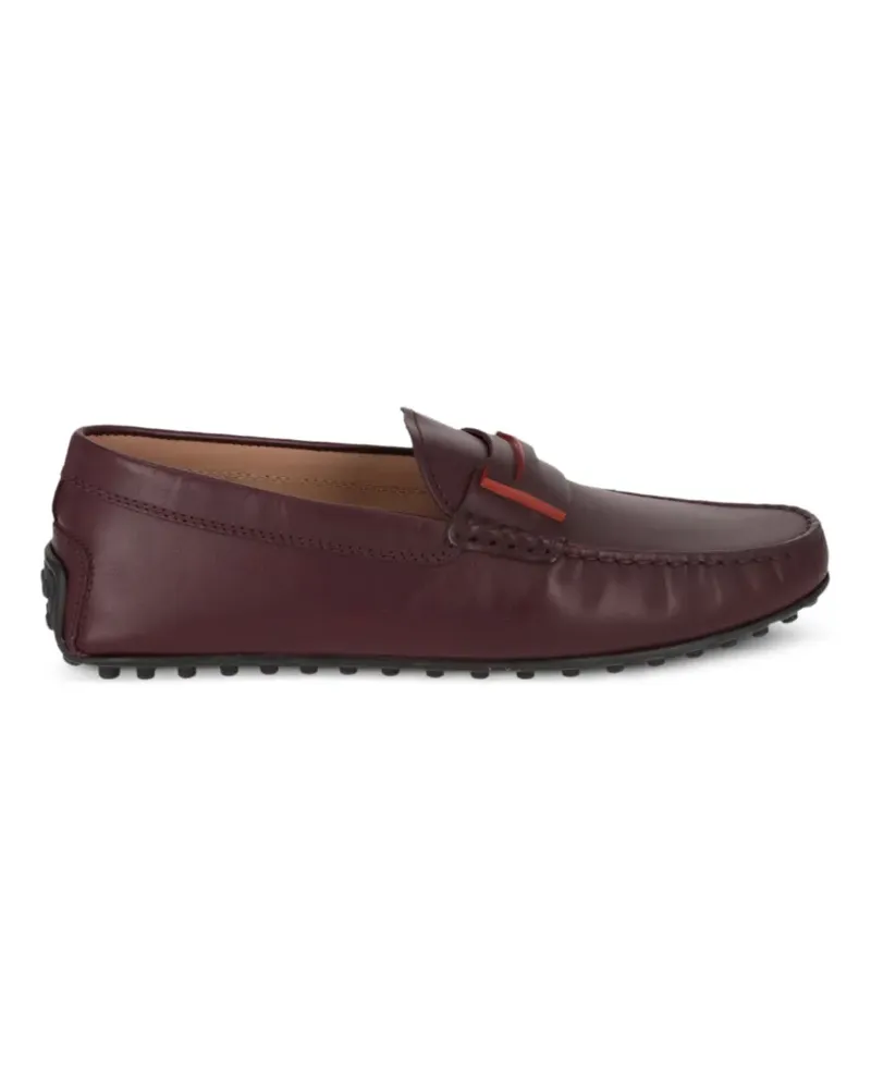 TOD'S T Timeless leather loafers - Rot Rot