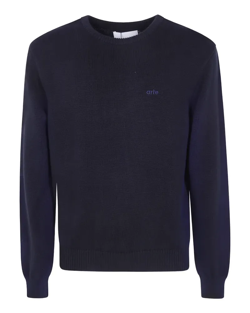 Arte Antwerp Pullover mit Logo-Stickerei - Schwarz Schwarz