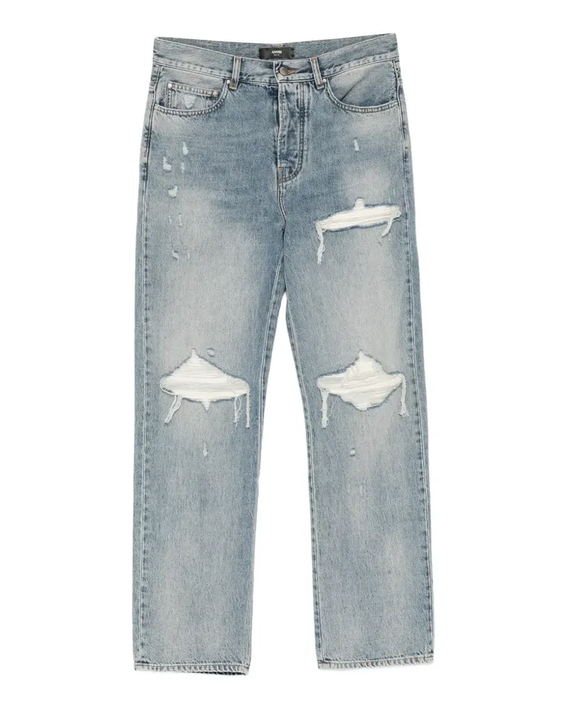 Amiri Jeans mit Logo-Patch - Blau Blau