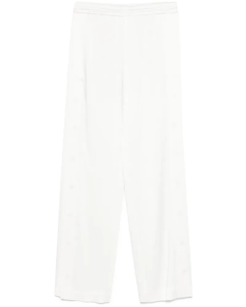 Blumarine Hose aus Satin - Weiß Weiß