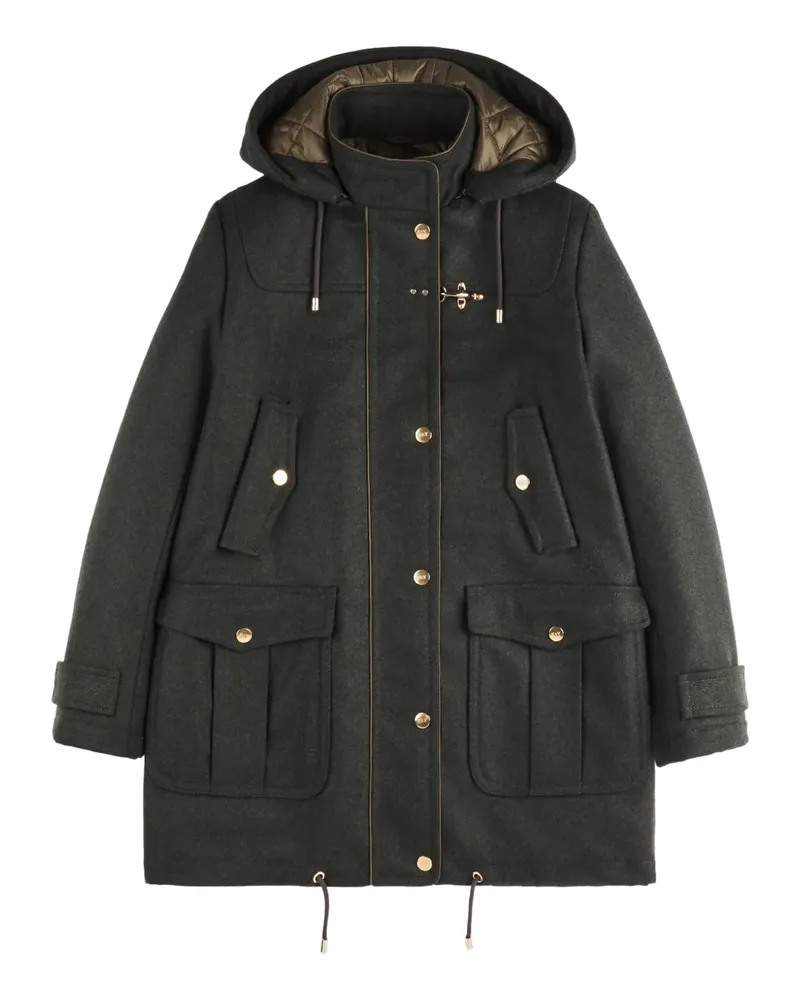 Fay hooded toggle coat - Grün Grün