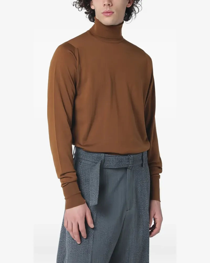 John Smedley Richards Pullover - Braun Braun