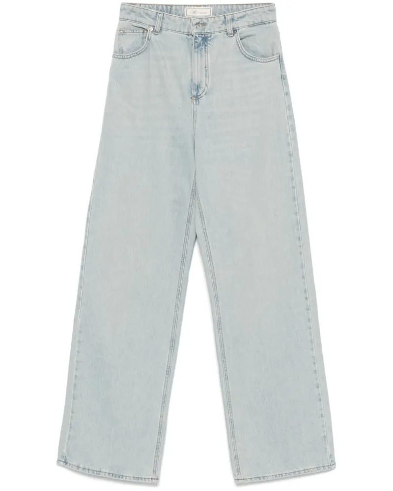 Blumarine Jeans mit Logo-Stickerei - Blau Blau