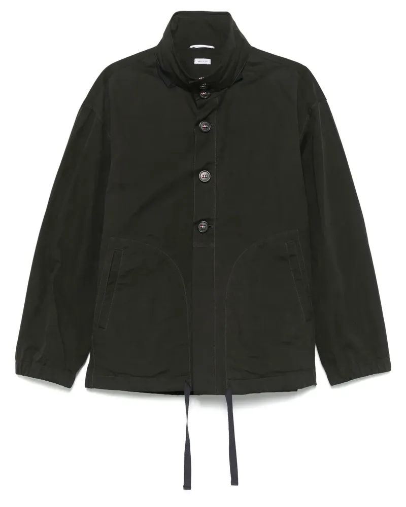 Thom Browne Beschichtete Kapuzenjacke - Grün Grün