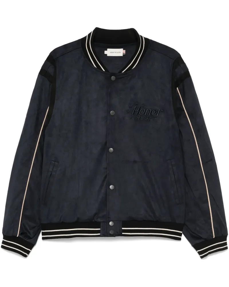 Honor The Gift Oil Head Jacke - Blau Blau