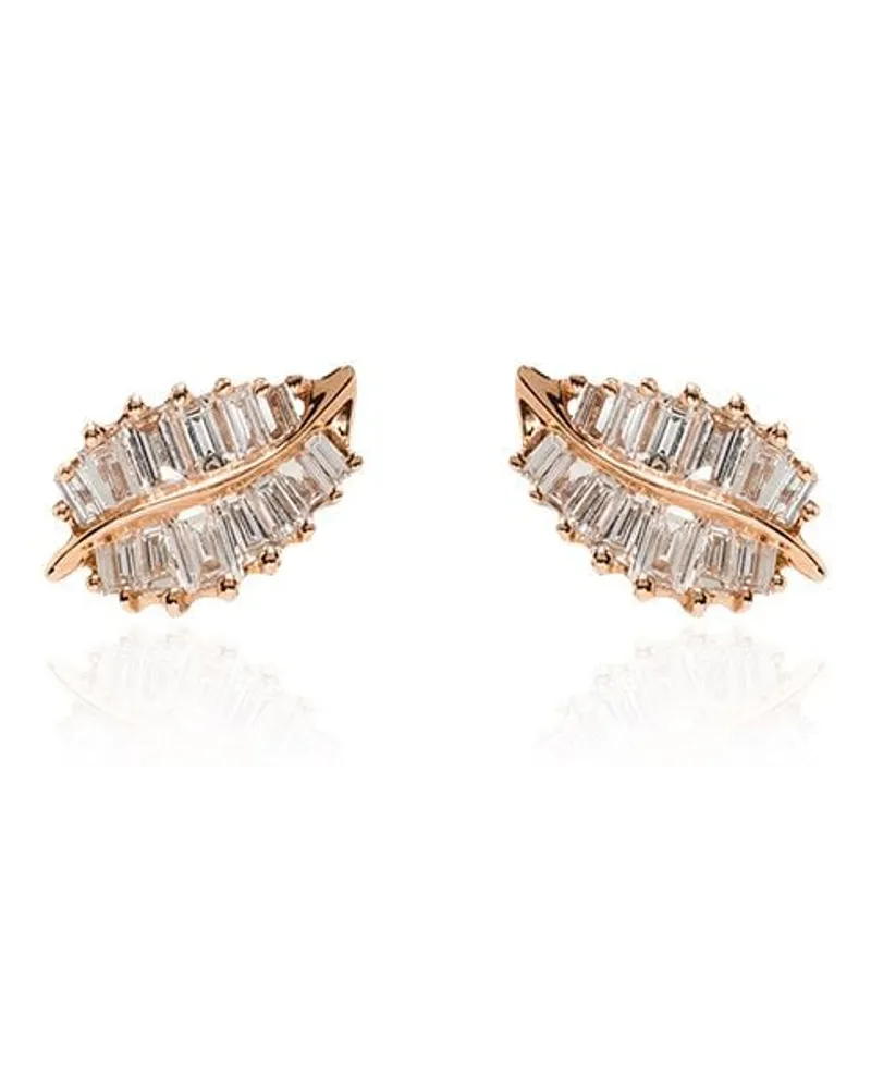 ANITA KO 18kt Rotgoldohrringe mit Diamanten Gold