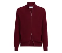 Cardigan mit Raglanärmeln - Rot