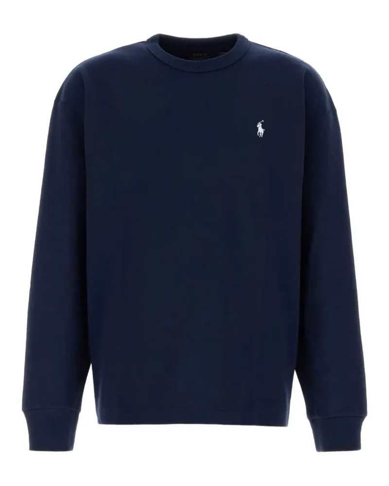 Ralph Lauren Langarmshirt mit Logo-Stickerei - Blau Blau