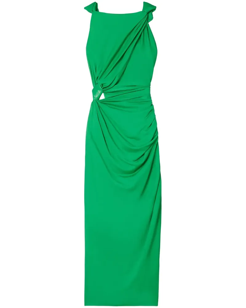Tory Burch Midikleid mit Knotendetail - Grün Grün