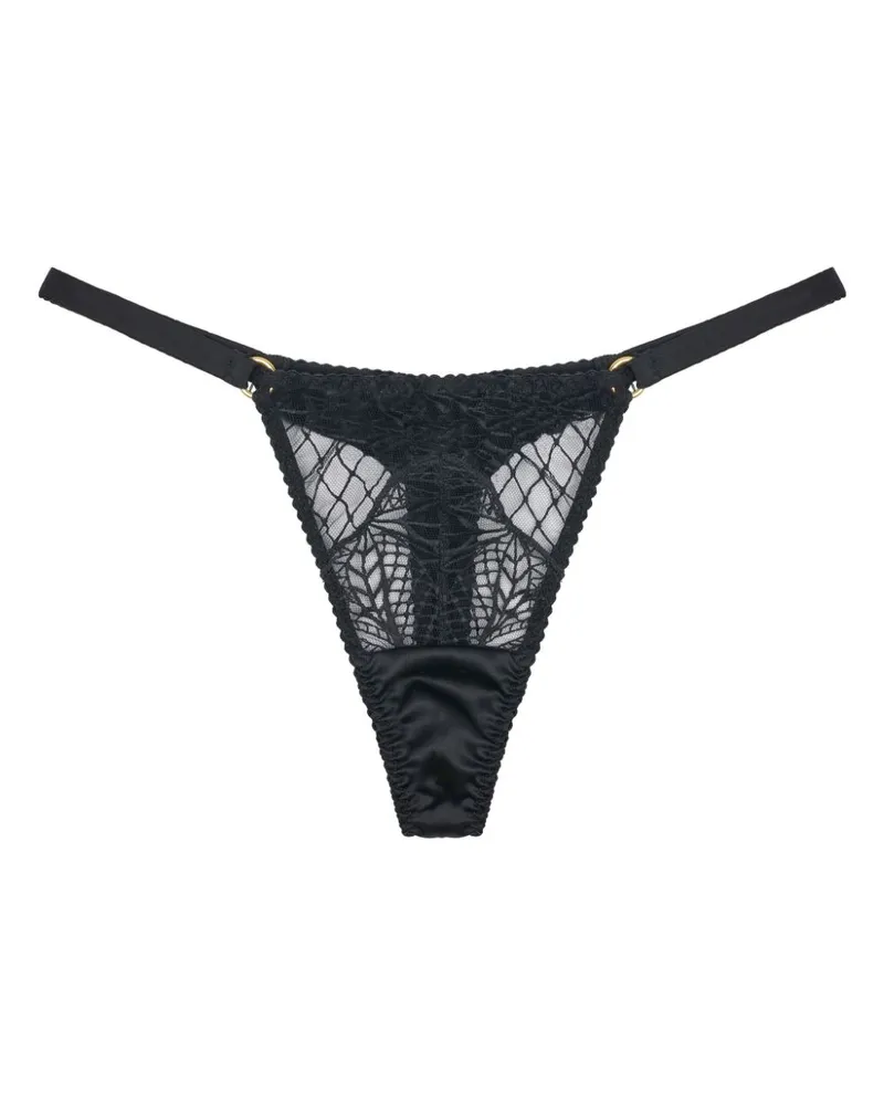 Fleur Of England Roxy Tanga - Schwarz Schwarz
