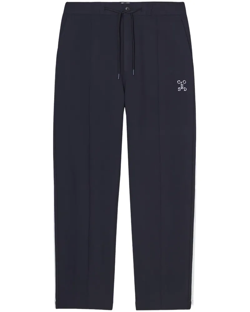 Closed Jogginghose mit Logo-Print - Blau Blau