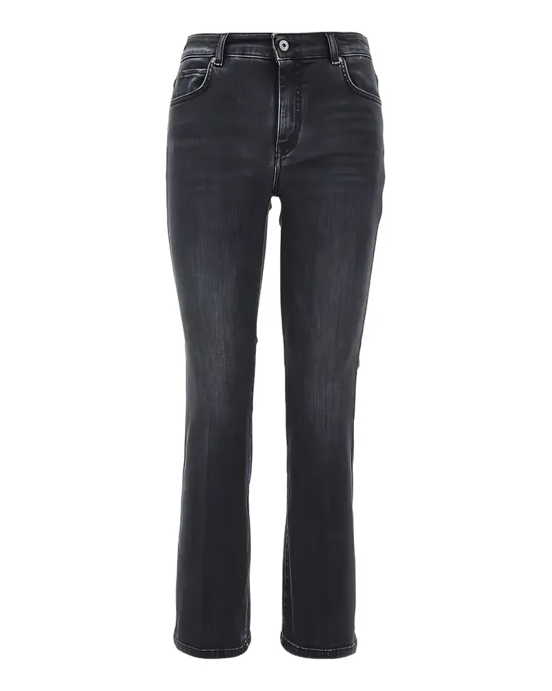 Max Mara Ausgeblichene Slim-Fit-Jeans - Blau Blau