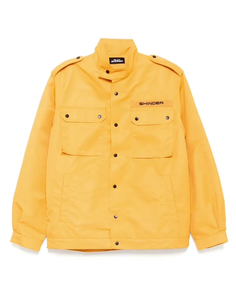Olly Shinder Jacke mit Logo-Print - Gelb Gelb