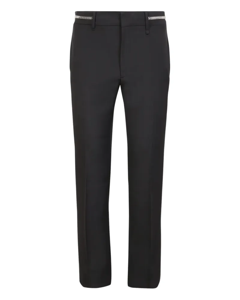 Givenchy Hose mit Logo-Verzierung - Schwarz Schwarz