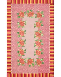 Lisa Corti Tischdecke mit Blumen-Print Rosa