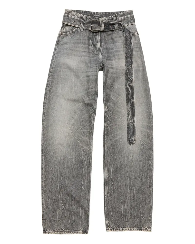 Acne Studios belted jeans - Grau Grau