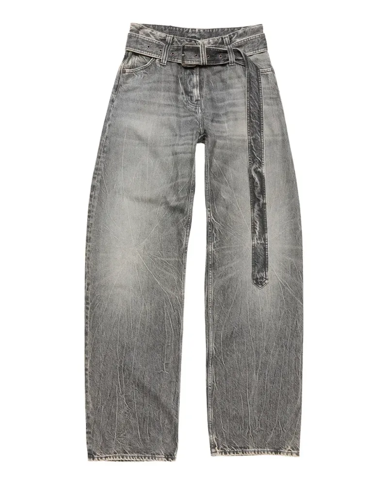 Acne Studios Jeans mit Gürtel - Grau Grau