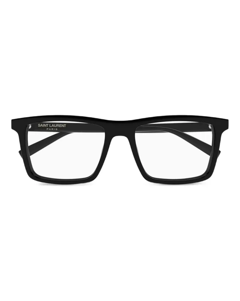 Saint Laurent SL 906 rectangle-frame glasses - Schwarz Schwarz