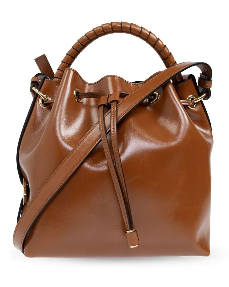 Chloé Beuteltasche aus Leder - Braun Braun