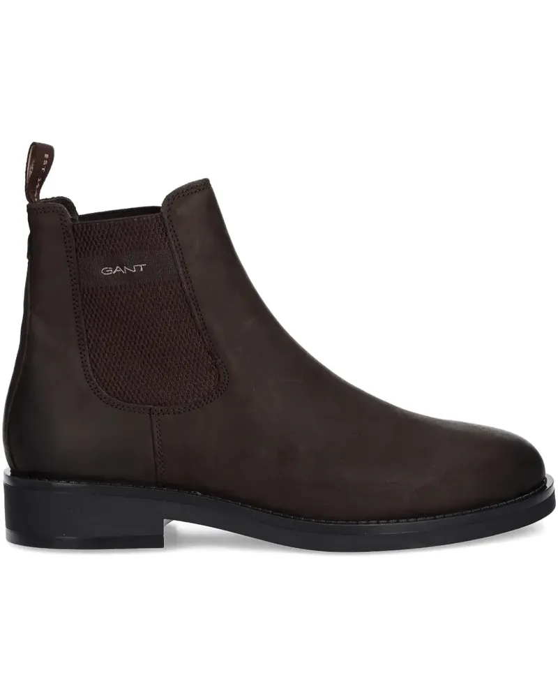 Gant Stiefeletten mit elastischem Bund - Braun Braun