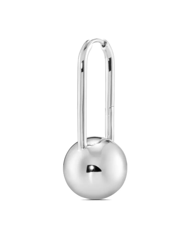 Maria Black Grosse Schlesi Ohrring - Silber Silber