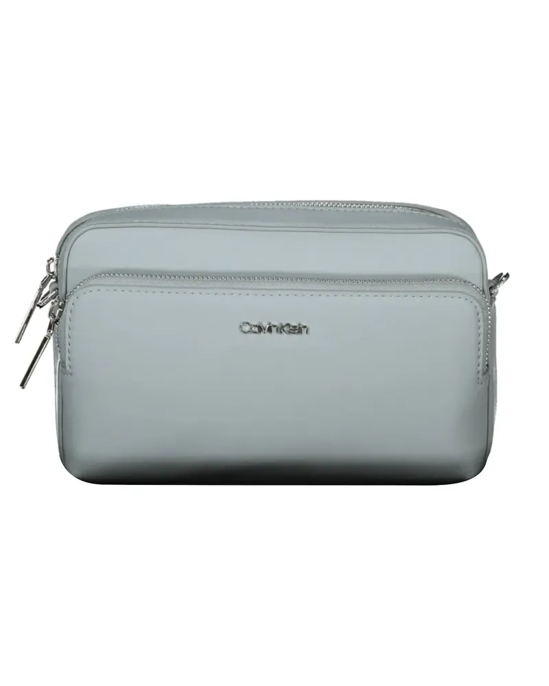 Calvin Klein logo-plaque crossbody bag - Blau Blau