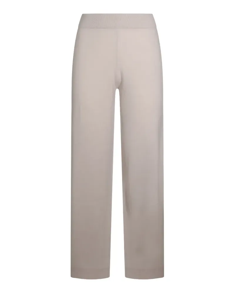 ALLUDE fine-knit trousers - Nude Nude