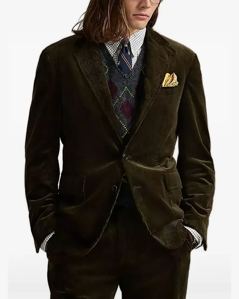 Ralph Lauren corduroy pocket blazer - Braun Braun