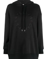 Stella McCartney Oversized-Hoodie mit Logo Schwarz