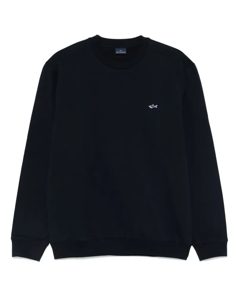 Paul & Shark Sweatshirt mit Logo-Applikation - Blau Blau