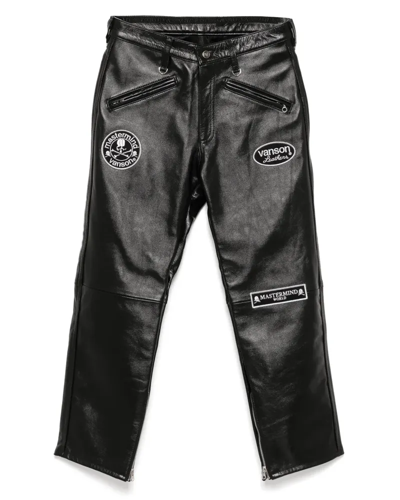 Mastermind World Hose mit Logo-Patch - Schwarz Schwarz