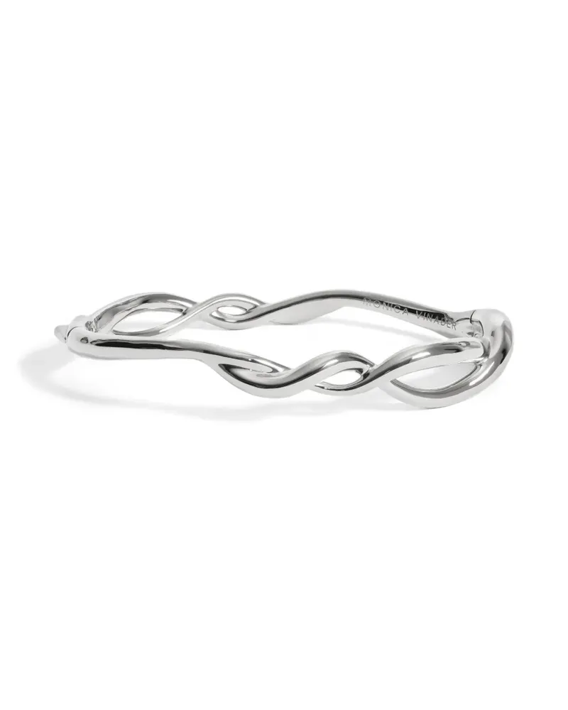 Monica Vinader Gedrehter Ochre Armreif - Silber Silber