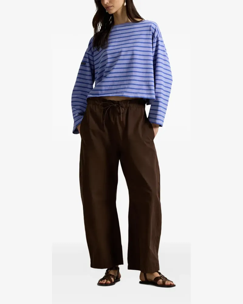 Ralph Lauren Gestreiftes T-Shirt im Marine-Look - Blau Blau