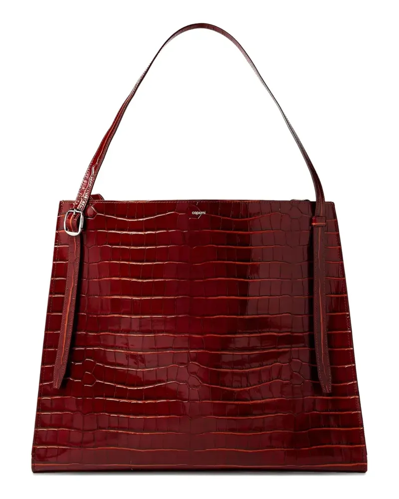 COPERNI Belt Tote Bag mit Kroko-Effekt - Braun Braun
