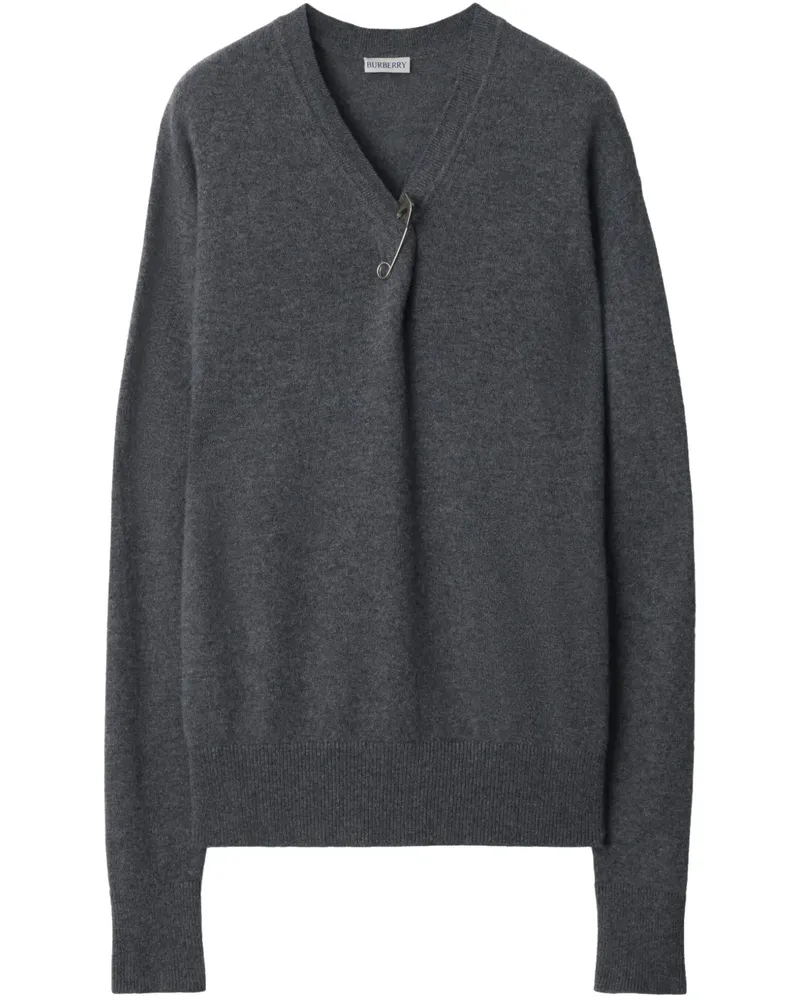 Burberry Pullover aus Kaschmir - Grau Grau