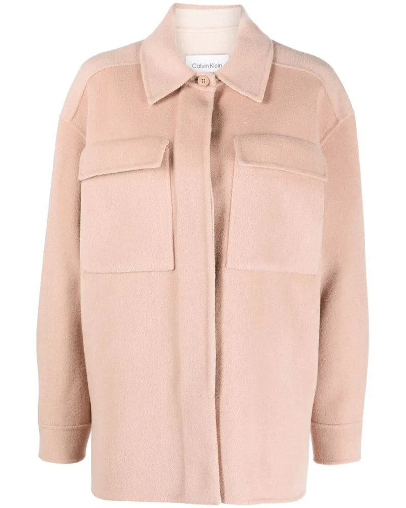 Calvin Klein Jacke mit gespreiztem Kragen - Rosa Rosa